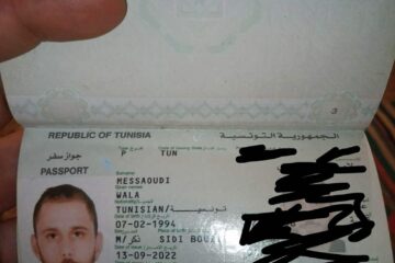 جواز سفر ضائع بإسم wala messaoudi